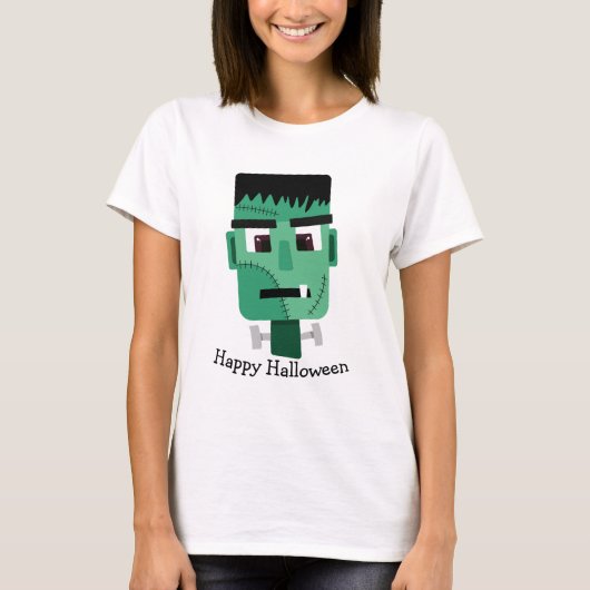 Frankenstein Monsters Kopf T-Shirt (Vorderseite)