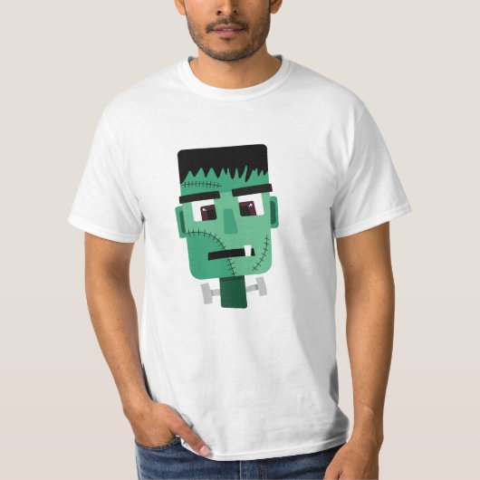 Frankenstein Monsters Kopf T-Shirt (Vorderseite)
