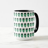 Frankenstein Monsters Kopf Tasse (VorderseiteRechts)
