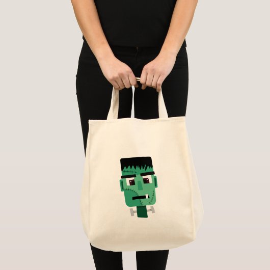 Frankenstein Monsters Kopf Tragetasche (Vorderseite (Produkt))