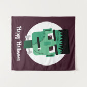 Frankenstein Monsters Kopf Wandteppich (Vorderseite (Horizontal))