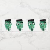 Frankenstein Monsters Kopf Wasserflaschenetikett (Einzelnes Label)