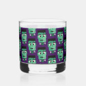 Frankenstein Monsters Kopf Whiskyglas (Rückseite)