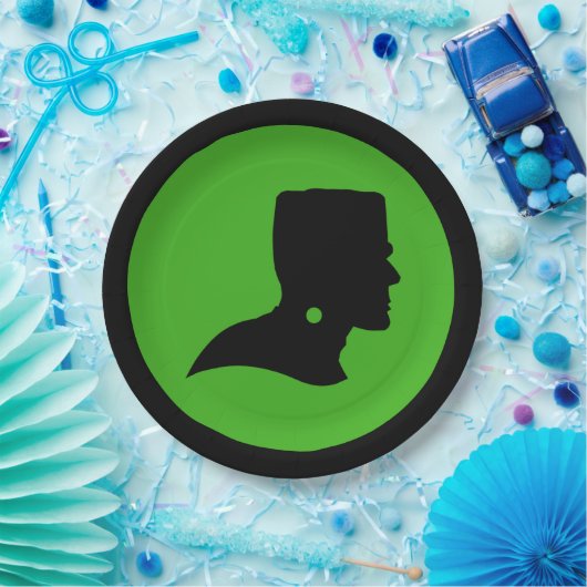 Frankenstein Monsters Silhouette Pappteller (Party)
