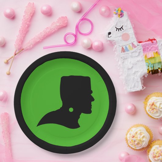 Frankenstein Monsters Silhouette Pappteller (Party)