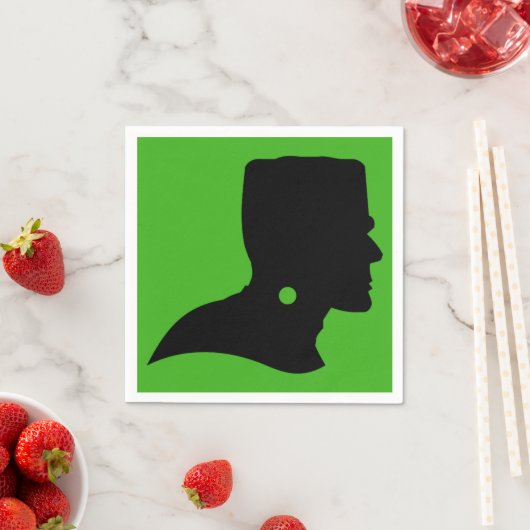 Frankenstein Monsters Silhouette Serviette (Beispiel)