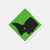 Frankenstein Monsters Silhouette Serviette (Ecke)