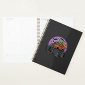 Frankenstein-Monstertruck-Halloween-Grafikdesign Planer (Anzeige)