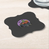 Frankenstein-Monstertruck-Halloween-Grafikdesign Untersetzer (angewinkelt)