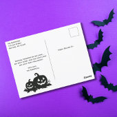 Frankenstein Mummy Grim Sensenmann Niedlich Cat Ha Postkarte