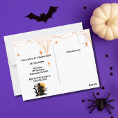 Frankenstein Mummy Grim Sensenmann Niedlich Cat Ha Postkarte