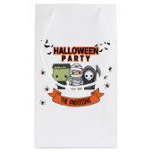 Frankenstein Mummy Grim Sensenmann Spooky Hallowee Kleine Geschenktüte (Rückseite)