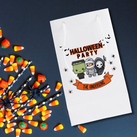 Frankenstein Mummy Grim Sensenmann Spooky Hallowee Kleine Geschenktüte