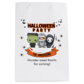 Frankenstein Mummy Grim Sensenmann Spooky Hallowee Mittlere Geschenktüte (Vorderseite)