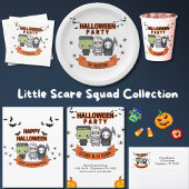 Frankenstein Mummy Grim Sensenmann Spooky Hallowee Runder Aufkleber