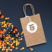 Frankenstein Mummy Grim Sensenmann Spooky Hallowee Runder Aufkleber