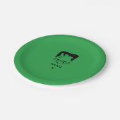 Frankenstein PapierTeller (Schrägansicht)