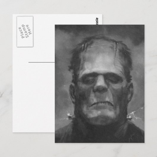 Frankenstein Postcards Postkarte (Vorne/Hinten)
