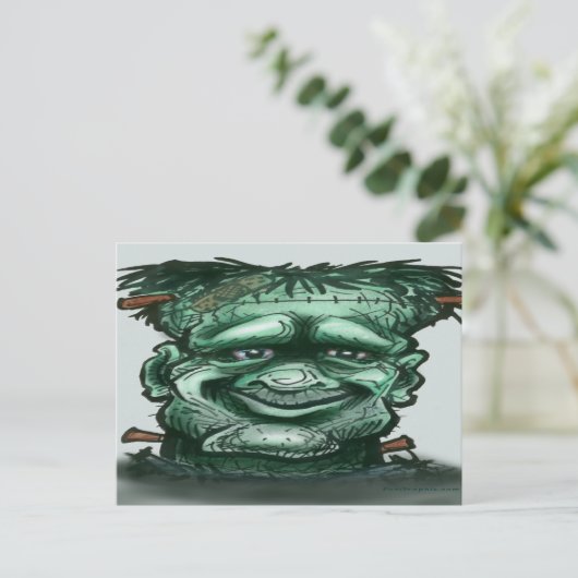 Frankenstein Postkarte (Stehend Vorderseite)