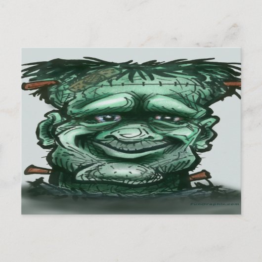 Frankenstein Postkarte (Vorderseite)