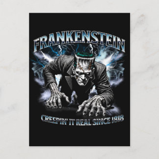 Frankenstein-Postkarte im Bootleg-Stil Postkarte