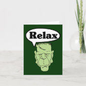 Frankenstein Relax Note Card Karte (Vorderseite)