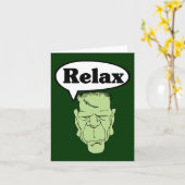 Frankenstein Relax Note Card Karte (Gelbe Blume)
