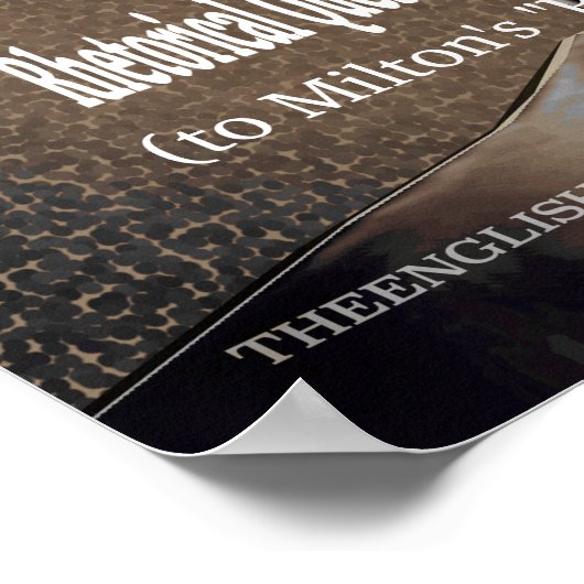 Frankenstein Rhetorische Frage Poster (Ecke)