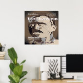Frankenstein Rhetorische Frage Poster (Heimbüro)