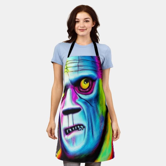 Frankenstein-Schürze Schürze (Getragen)