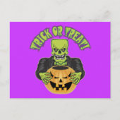 Frankenstein Skull Postkarte (Vorderseite)