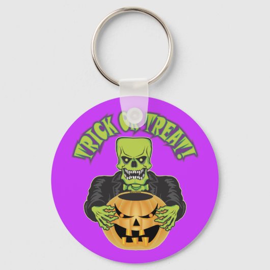 Frankenstein Skull Schlüsselanhänger (Vorderseite)