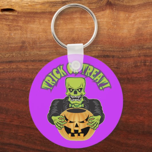 Frankenstein Skull Schlüsselanhänger (Vorderseite)