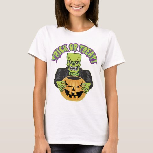 Frankenstein Skull T-Shirt (Vorderseite)