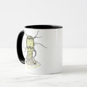 Frankenstein Spooky Vibes Halloween Tasse (Vorderseite Links)