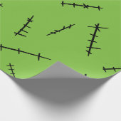 Frankenstein Stitches Geschenkpapier (Ecke)