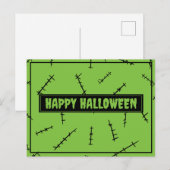 Frankenstein Stitches Postcard Postkarte (Vorne/Hinten)
