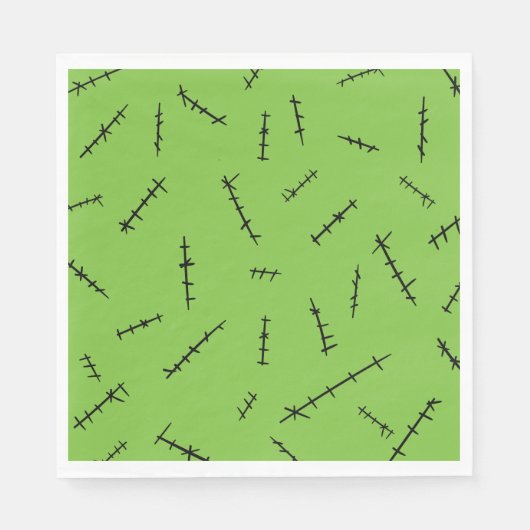 Frankenstein Stitches Serviette (Vorderseite)