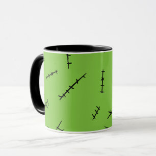 Frankenstein Stitches Tasse
