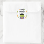 Frankenstein Süßigkeiten Halloween Aufkleber (Tasche)