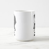 Frankenstein tanzender Becher Kaffeetasse (Mittel)
