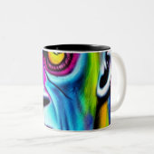 Frankenstein-Tasse Zweifarbige Tasse (VorderseiteRechts)