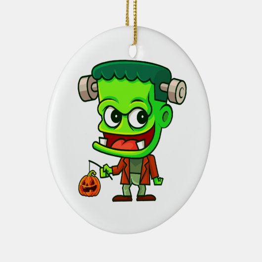 Frankenstein Toon Keramik Ornament (Rechts)