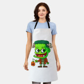 Frankenstein Toon Schürze (Getragen)