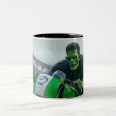 Frankenstein Two-Tone-Kaffee-Tasse Zweifarbige Tasse (Mittel)