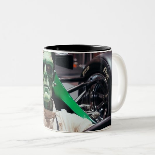 Frankenstein Two-Tone-Kaffee-Tasse Zweifarbige Tasse (VorderseiteRechts)
