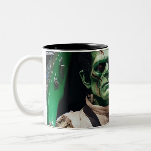 Frankenstein Two-Tone-Kaffee-Tasse Zweifarbige Tasse (Links)