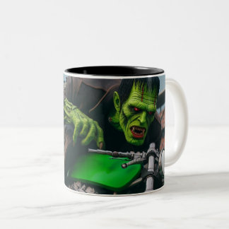 Frankenstein Two-Tone-Kaffee-Tasse Zweifarbige Tasse