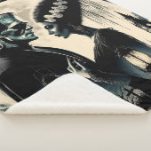Frankenstein und die Braut Frankenstein Blankets Sherpadecke (3/4)