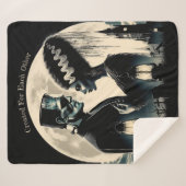 Frankenstein und die Braut Frankenstein Blankets Sherpadecke (Vorderseite (Horizontal))